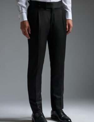 Casalnuovo Pleated Tuxedo Trouser