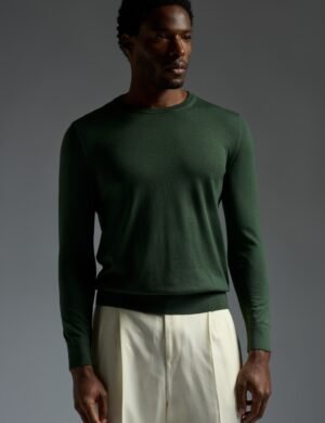 Crew Neck FILO DI CORALLO 15,5 MICRON