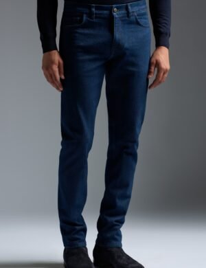 Dark blue men's jeans